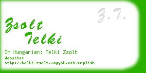 zsolt telki business card